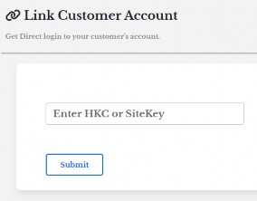 Enter HKC Sitekey