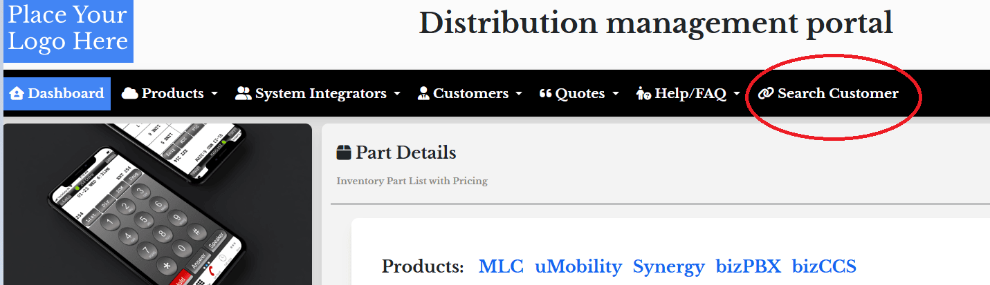 Search Customer